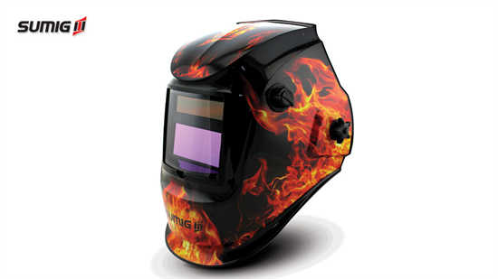 Auto-Darkening Welding Helmet 9-13 Sumig Fire