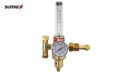 Regulador de Gás com Fluxômetro Argônio, CO2 e Mistura