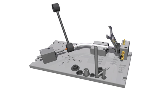 Mesa para centrar torchas robot