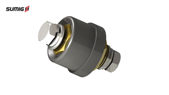 Engate SU 302 Fêmea com parafuso para Máquina - 12,80 mm